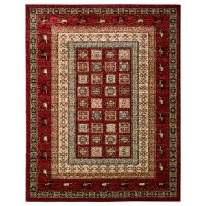 Červeno-béžový koberec Schöngeist & Petersen Gemstone Ruro, 200 x 290 cm