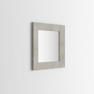 Zrcadlo v dekoru betonu MobiliFiver Giuditta, 65 x 65 cm