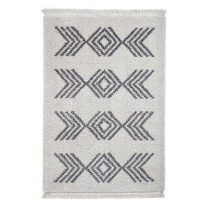Světle krémovo-šedý koberec Think Rugs Boho Cream & Grey, 120 x 170 cm