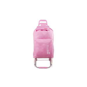 Růžová nákupní taška na kolečkách Bluestar Chariot, 104 l