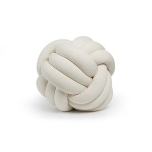 Světle béžový polštář Knot Decorative Cushion, ⌀ 45 cm