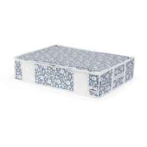 Modrý vakuový úložný box na oblečení pod postel Compactor Signature Vicky 3D Vacuum Bag, 145 l