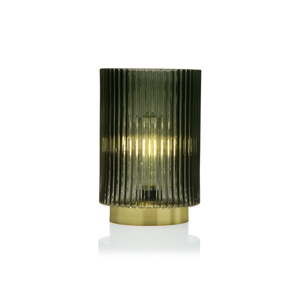 Zelená skleněná olejová LED lampa Versa Relax, ⌀ 15 cm