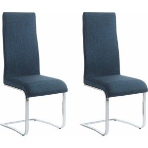 Sada 2 modrých jídelních židlí Støraa Teresa
