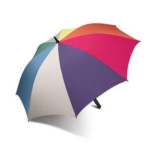 Barevný větruodolný golfový deštník Ambiance Esprit, ⌀ 135 cm