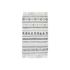 Černobílý bavlněný koberec HSM collection Colorful Living Manio, 60 x 90 cm