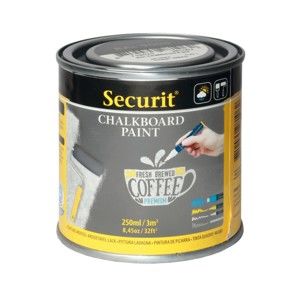 Šedá tabulová barva na vódní bázi Securit® Chalkboard, 250 ml