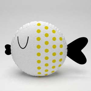 Dětský polštářek OYO Kids Fish With Yellow Dots