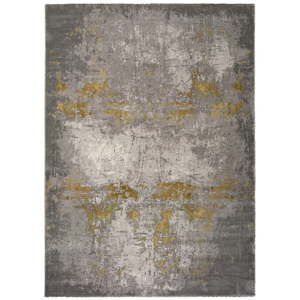 Šedý koberec Universal Mesina Mustard, 140 x 200 cm