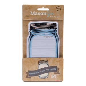 Poznámkový bloček Thinking gifts Mason Jar