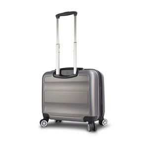 Šedý cestovní kufr na kolečkách s USB portem My Valice COLORS LASSO Cabin Suitcase