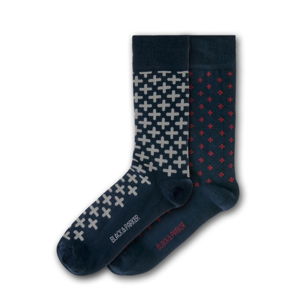 Sada 2 párů unisex ponožek Black&Parker London Fogmore, velikost 37 - 43