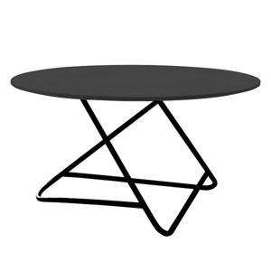 Černý stůl Softline Tribeca, 90 cm