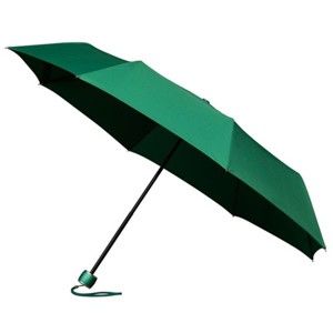 Větruodolný zelený skládací deštník Ambiance Mini-Max, ⌀ 100 cm