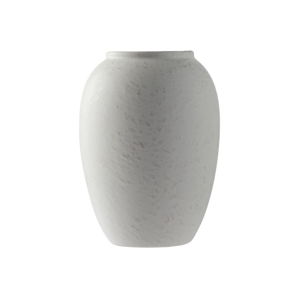 Krémová kameninová váza Bitz Basics Matte Cream, výška 20 cm