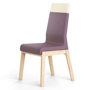 Tmavě fialová židle z dubového dřeva Absynth Kyla Two