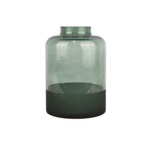 Zelená skleněná váza PT LIVING Majestic, výška 18 cm