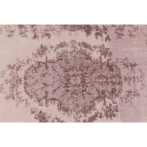Pudrově růžový koberec Kare Design Kelim Ornament, 200 x 140 cm