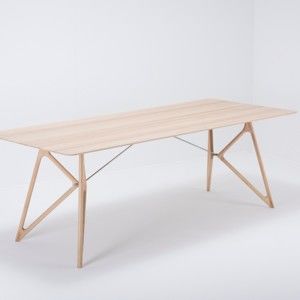 Jídelní stůl z masivního dubového dřeva Gazzda Tink, 220 x 90 cm