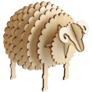 Dřevěné 3D puzzle Le Studio Sheep