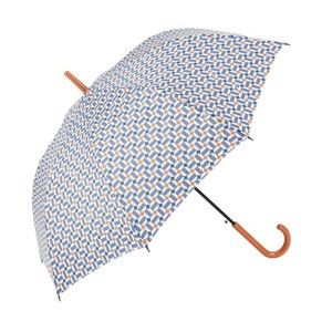 Holový deštník s modrými detaily Print, ⌀ 97 cm