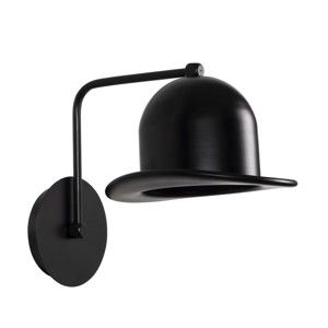 Černé nástěnné svítidlo Mini Hat Wall Lamp Rastoro
