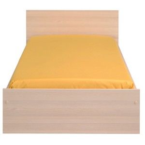 Jednolůžková postel v dekoru akáciového dřeva Parisot Austina, 90 x 190 cm