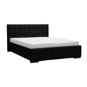 Černá dvoulůžková postel Mazzini Beds Dream, 180 x 200 cm