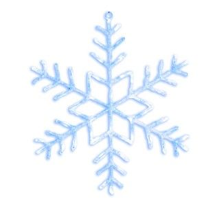 Svítící LED dekorace Best Season Merry Snowflake, Ø 80 cm