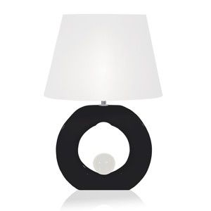 Bílo-černá stolní lampa Globen Lighting Circle