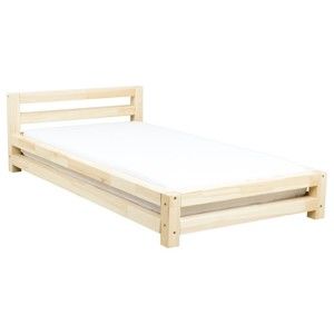 Jednolůžková postel z smrkového dřeva Benlemi Single, 80 x 200 cm