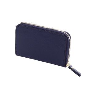 Tmavě modrá peněženka z kůže Andrea Cardone Saffiano