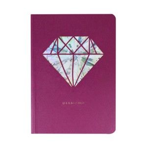 Zápisník A6 Portico Designs Diamant, 124 stránek
