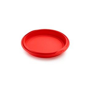 Červená silikonová forma na pečení Lékué, ⌀ 29 cm
