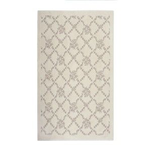 Krémový koberec Floorist Bukle Sarmasik, 80 x 150 cm