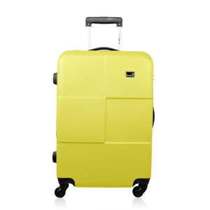 Žlutý cestovní kufr na kolečkách Bluestar Amarillo, 64 l
