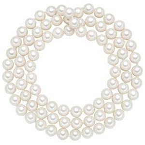 Náhrdelník s bílými perlami ⌀ 10 mm Perldesse Muschel, délka 90 cm