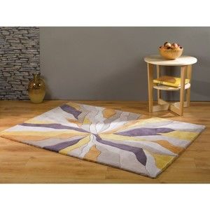 Žlutý koberec Flair Rugs Splinter, 160 x 220 cm