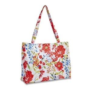 Plátěná taška Cooksmart England Floral Romance Shopping