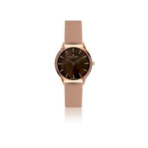 Dámské hodinky s páskem v růžovozlaté barvě Frederic Graff Juliet