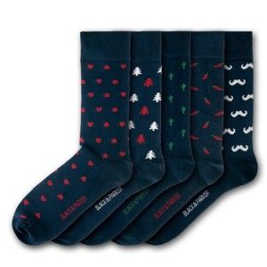 Sada 5 ponožek Black&Parker London Mapperton, velikost 37 – 43