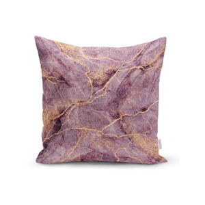 Povlak na polštář Minimalist Cushion Covers Lilac Marble, 45 x 45 cm
