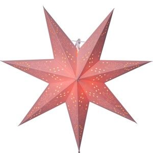 Červená světelná dekorace Best Season Romantic Star, výška 54 cm