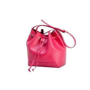 Fuchsiově růžová kabelka z pravé kůže Andrea Cardone Peony