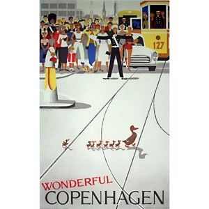 Plakát Architectmade Wonderful Copenhagen, 62 x 100 cm