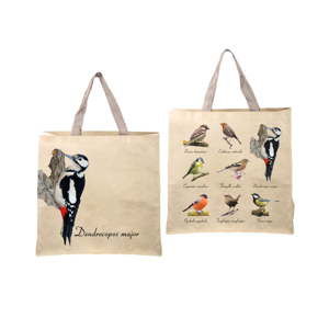 Skládací taška s potiskem ptáčků Esschert Design Birds