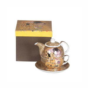 Set čajové konvičky a šálku HOME ELEMENTS Klimt Solei