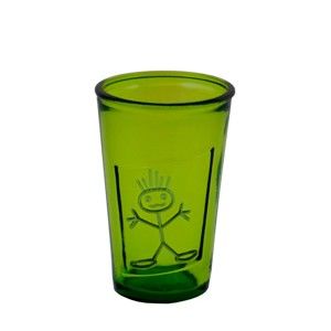 Zelená sklenice z recyklovaného skla Ego Dekor Zeus, 300 ml