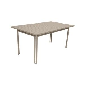 Béžový zahradní kovový jídelní stůl Fermob Costa, 160 x 80 cm