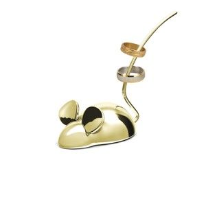 Stojánek na prsteny ve zlaté barvě Le Studio Mouse